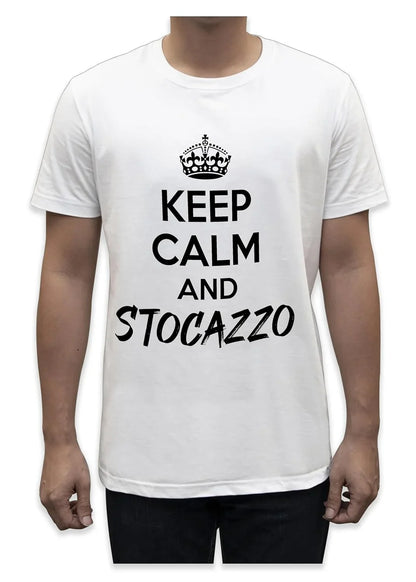 Unisex T-Shirt Short Sleeve T-Shirt with Funny Phrases Funny Joke Funny Print (M, St Oca ZZO STOCAZZO STOCAZZO SIMPATICA REBUS) - STREET STYLE
