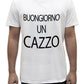 Unisex T-Shirt Short Sleeve T-Shirt with Funny Phrases Funny Joke Funny Print (M, St Oca ZZO STOCAZZO STOCAZZO SIMPATICA REBUS) - STREET STYLE