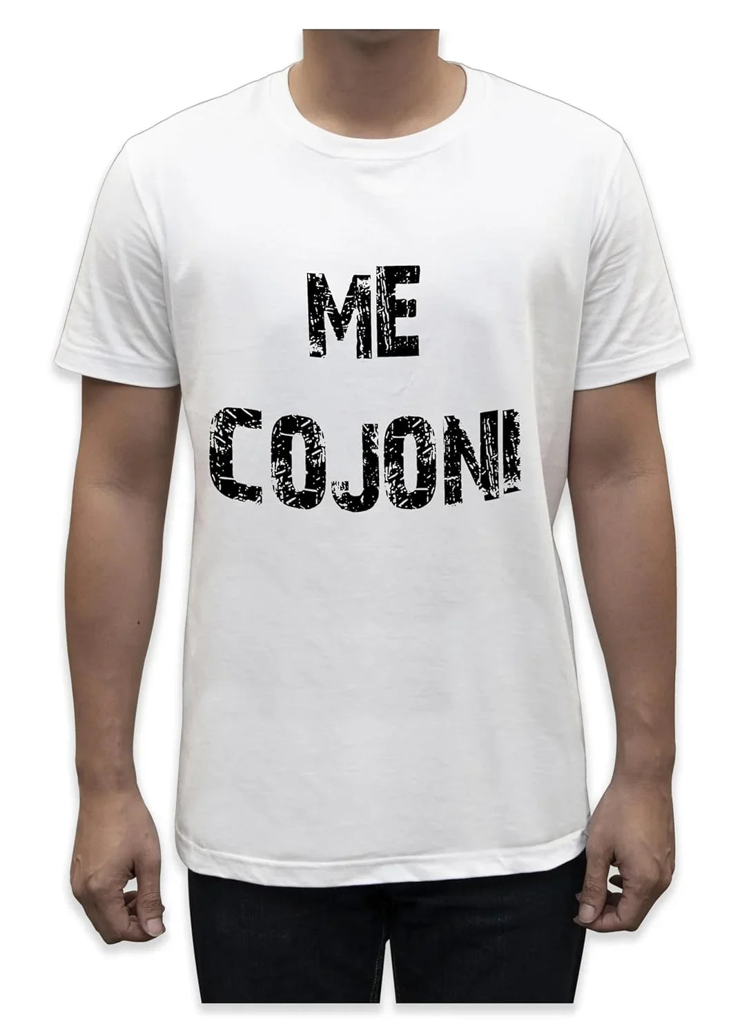 Unisex T-Shirt Short Sleeve T-Shirt with Funny Phrases Funny Joke Funny Print (M, St Oca ZZO STOCAZZO STOCAZZO SIMPATICA REBUS) - STREET STYLE