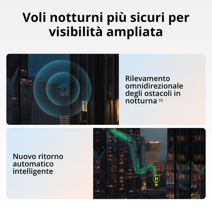 DJI Air 3S Combo Fly More (RC 2 con schermo), drone con fotocamera grandangolare CMOS 1" e teleobiettivo medio per adulti, 4K/60fps, rilevamento omnidirezionale e 3 batterie per volare più a lungo