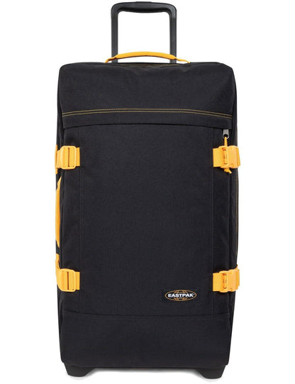 Eastpak TRANVERZ L Suitcase, 79 x 40 x 33 cm, 121 L, Black Denim, Tranverz L - STREET STYLE