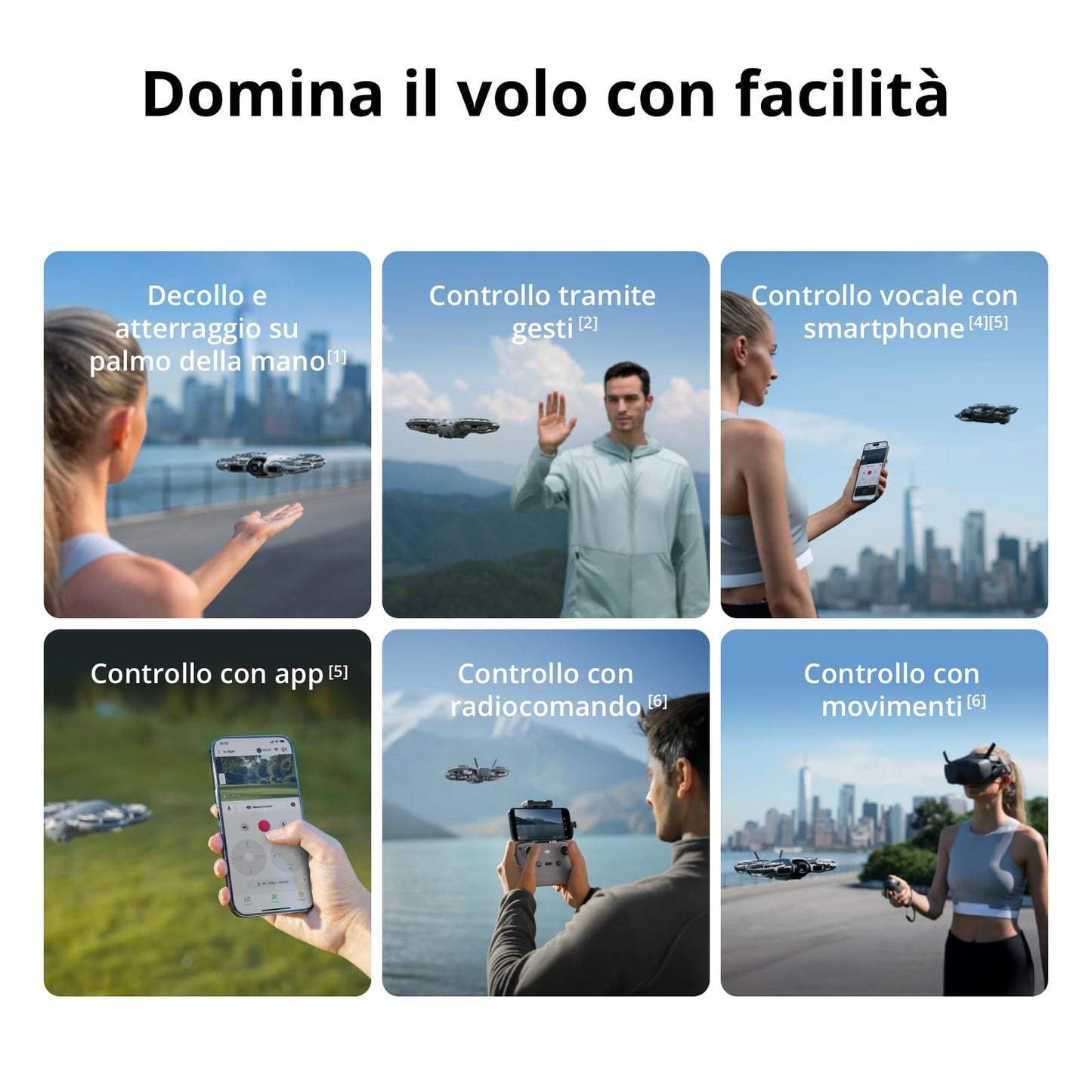 DJI Neo 2 Combo Motion Fly More con RC Motion 3 e Goggles N3, trasmissione stabile con transceiver digitale, drone 4K per principianti, volo FPV, 3 batterie