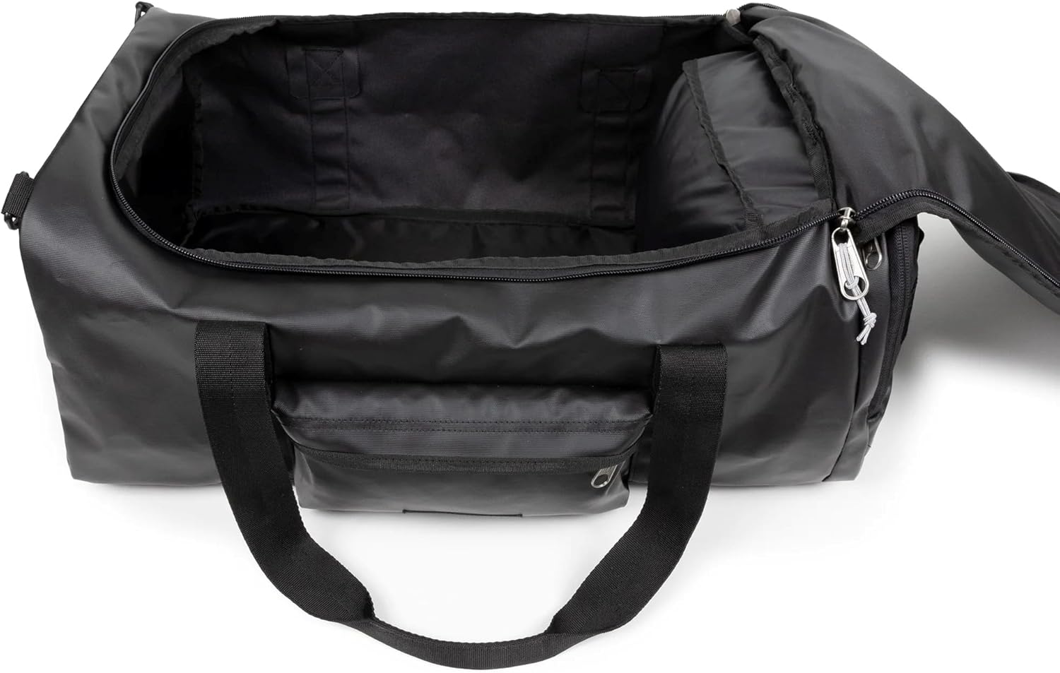Eastpak Tarp Duffl'R Tarp Duffle Bag, Medium, Black, Medium, Modern - STREET STYLE