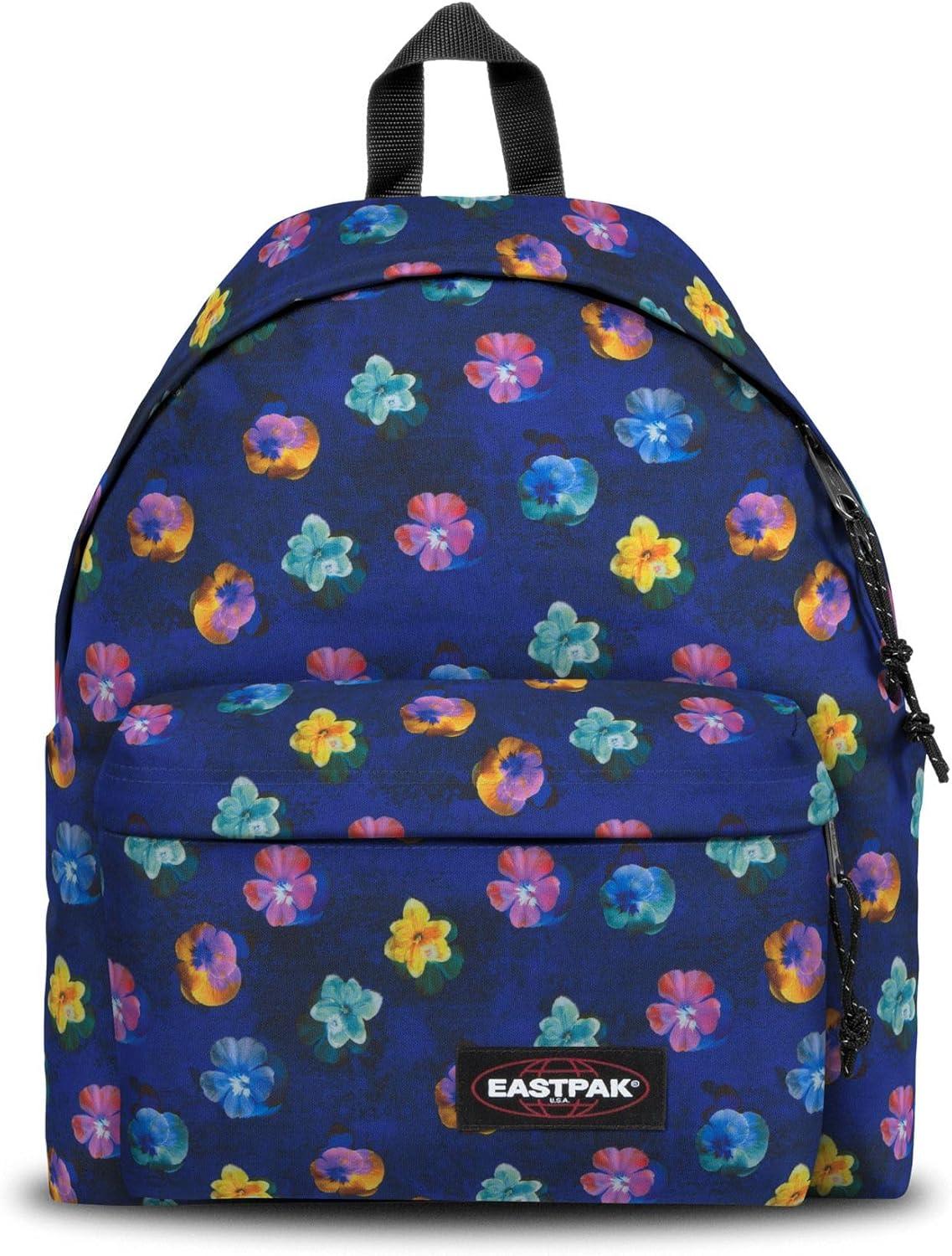 EASTPAK Padded Pak'r Backpack Colour FLOWERBLUR NAVY - STREET STYLE