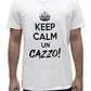 Unisex T-Shirt Short Sleeve T-Shirt with Funny Phrases Funny Joke Funny Print (M, St Oca ZZO STOCAZZO STOCAZZO SIMPATICA REBUS) - STREET STYLE