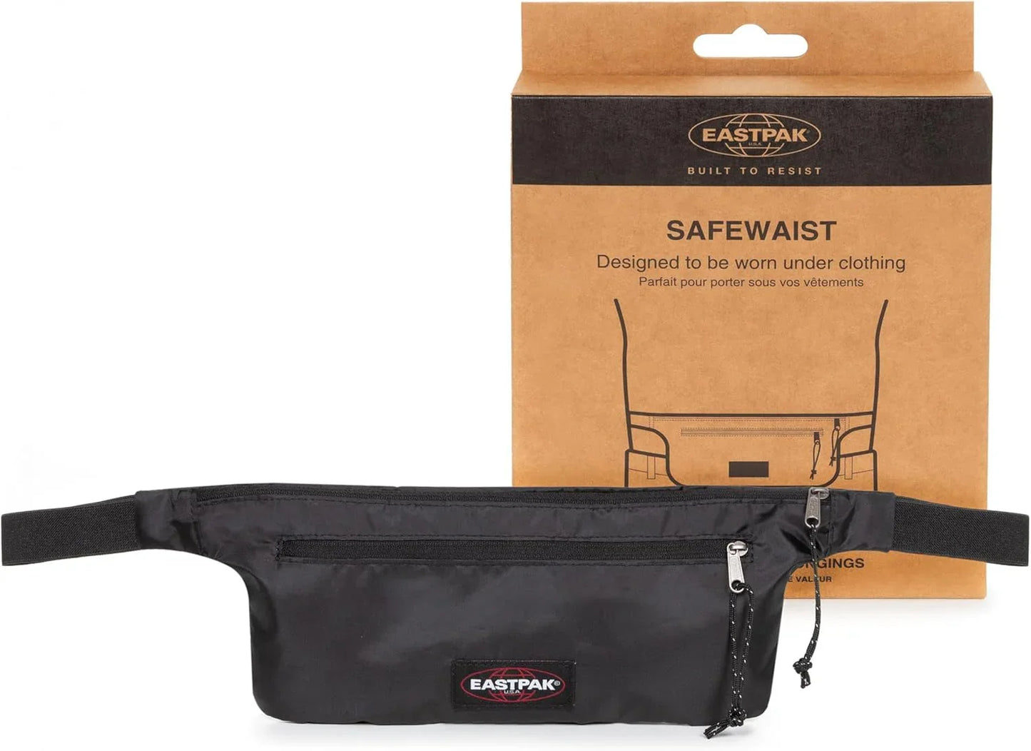 Eastpak SAFEWAIST Toiletry Bag, 0.3 L - Black (Black), Black, Accessories - STREET STYLE