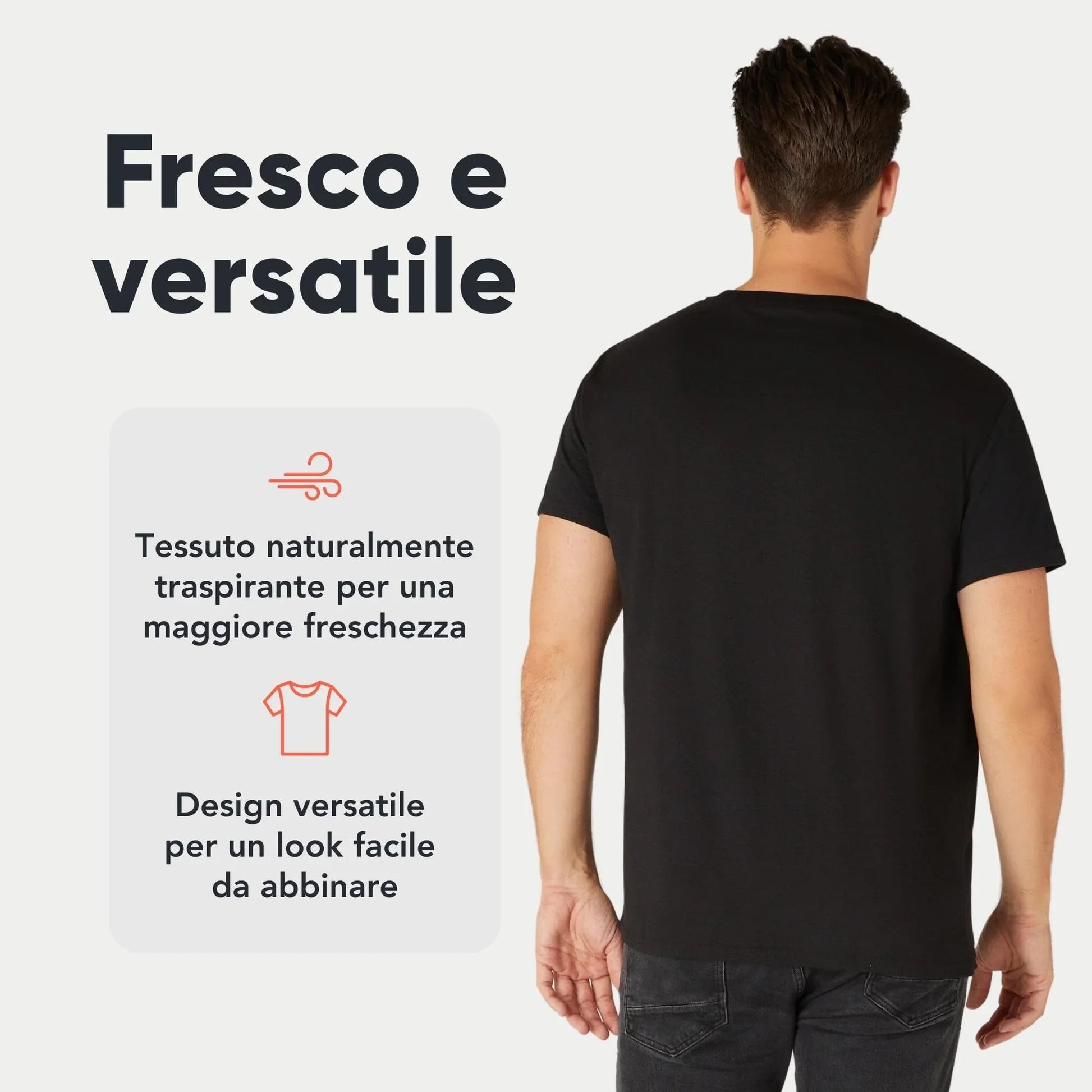 STREET STYLE T-shirt Uomo 100% Cotone Bio Pack 3/5 - STREET STYLE