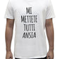 Unisex T-Shirt Short Sleeve T-Shirt with Funny Phrases Funny Joke Funny Print (M, St Oca ZZO STOCAZZO STOCAZZO SIMPATICA REBUS) - STREET STYLE
