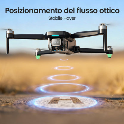 Holy Stone HS175G Drone con Telecamera 8K, Motore Brushless, 60 Minuti di Volo, GPS e Ritorno Intelligente, Drone con Telecamera 4K Professionale, Modalità a 2 Velocità, Batteria Ricarica Rapida, C0
