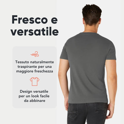 STREET STYLE T-shirt Uomo 100% Cotone Bio Pack 3/5 - STREET STYLE