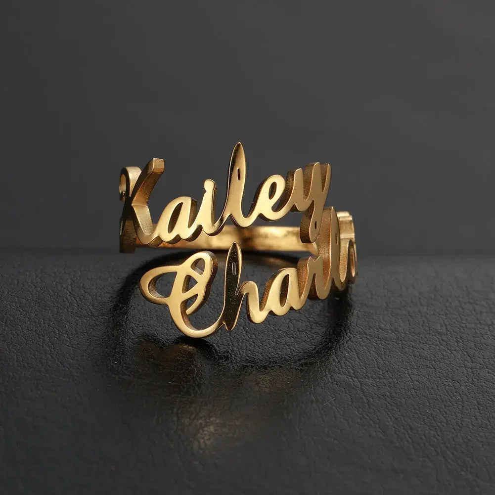 Name Ring - custom name ring - STREET STYLE