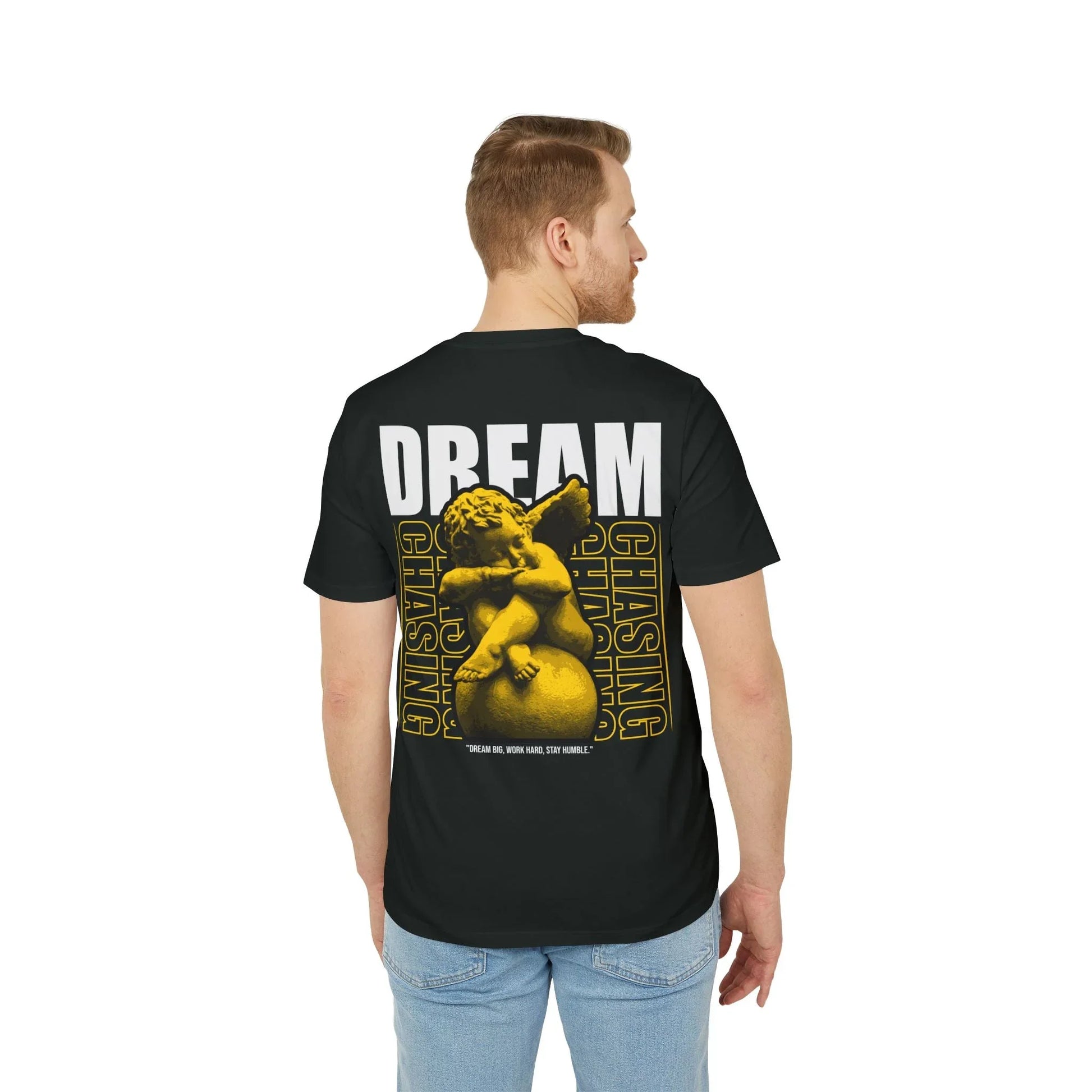 Dream chasing - Gods Way - Premium Bio Unisex T-Shirt - Back Print - STREET STYLE