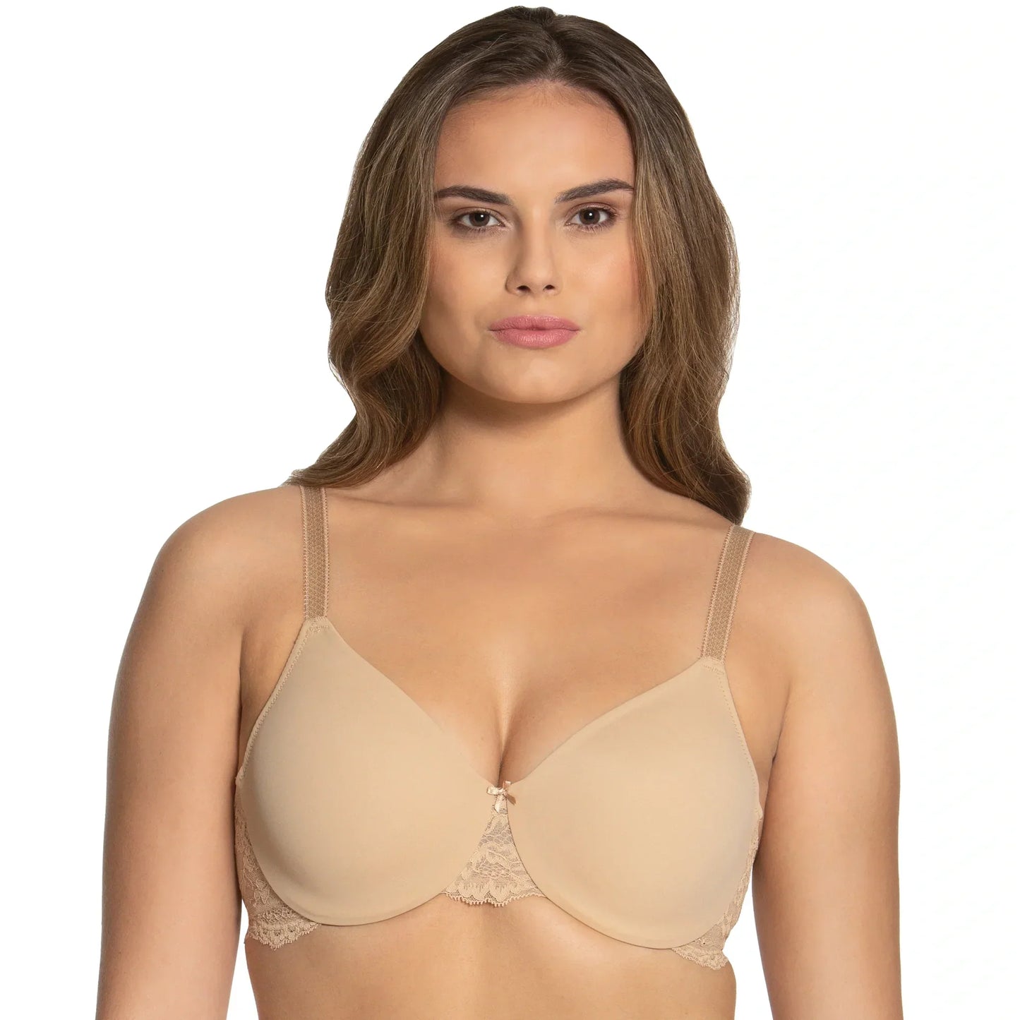 Everyday Hidden Underwire Seamless Lace Minimizer Lena Nude - STREET STYLE