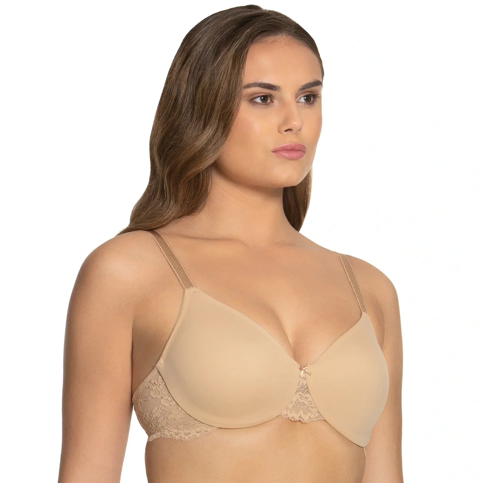 Everyday Hidden Underwire Seamless Lace Minimizer Lena Nude - STREET STYLE