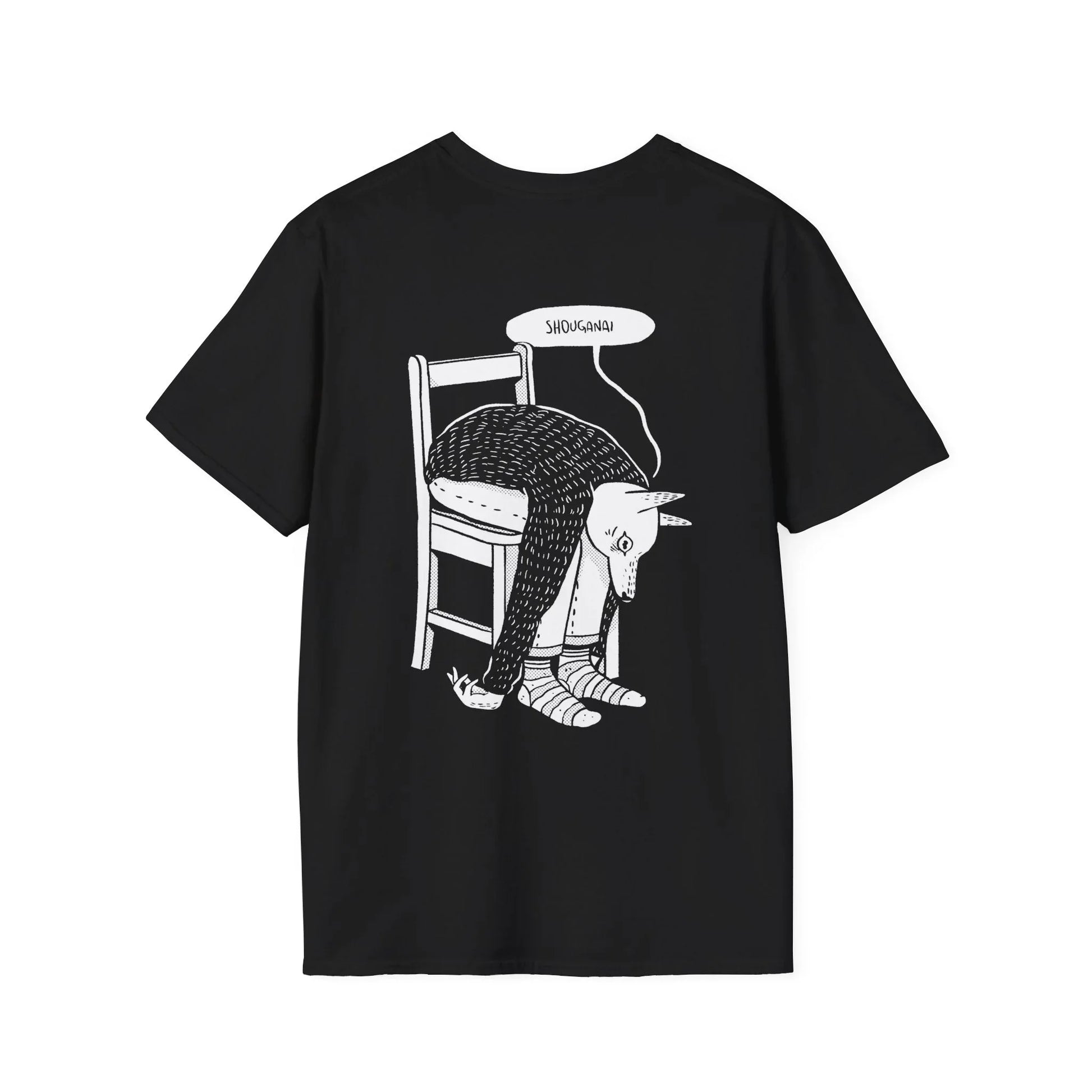 Shouganai Mood - Anime World - Unisex T-Shirt - Back Print - STREET STYLE