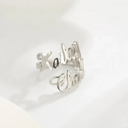 Name Ring - custom name ring - STREET STYLE