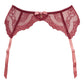 Gossard Superboost Lace Garter Belt Cranberry/Raspberry Sorbet - STREET STYLE