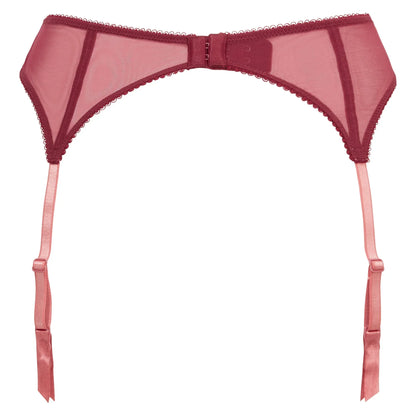 Gossard Superboost Lace Garter Belt Cranberry/Raspberry Sorbet - STREET STYLE