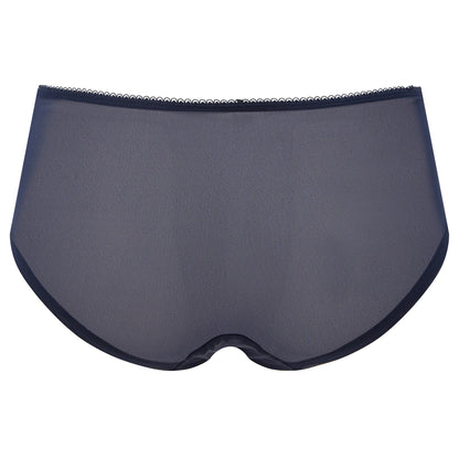 Gossard Superboost Lace Short Panty Midnight Blue Gold - STREET STYLE