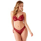 Gossard Superboost Lace Thong Panty Cranberry/Raspberry Sorbet - STREET STYLE