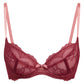 Gossard Superboost Lace Plunge Bra Cranberry/Raspberry Sorbet - STREET STYLE