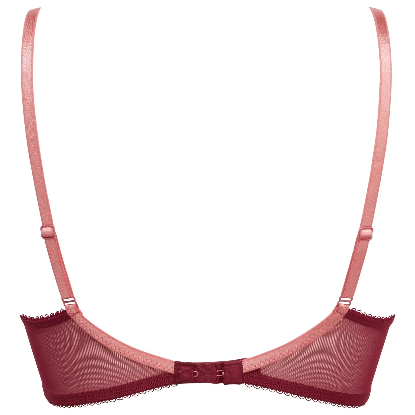 Gossard Superboost Lace Plunge Bra Cranberry/Raspberry Sorbet - STREET STYLE