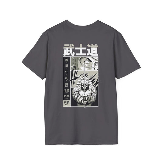 Skull Samurai - Samurai Manga - Unisex T-Shirt - Back Print - STREET STYLE
