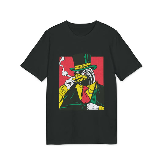Smoking Penguin - Comic Mafia - Premium Bio Unisex T-Shirt - Front Print - STREET STYLE