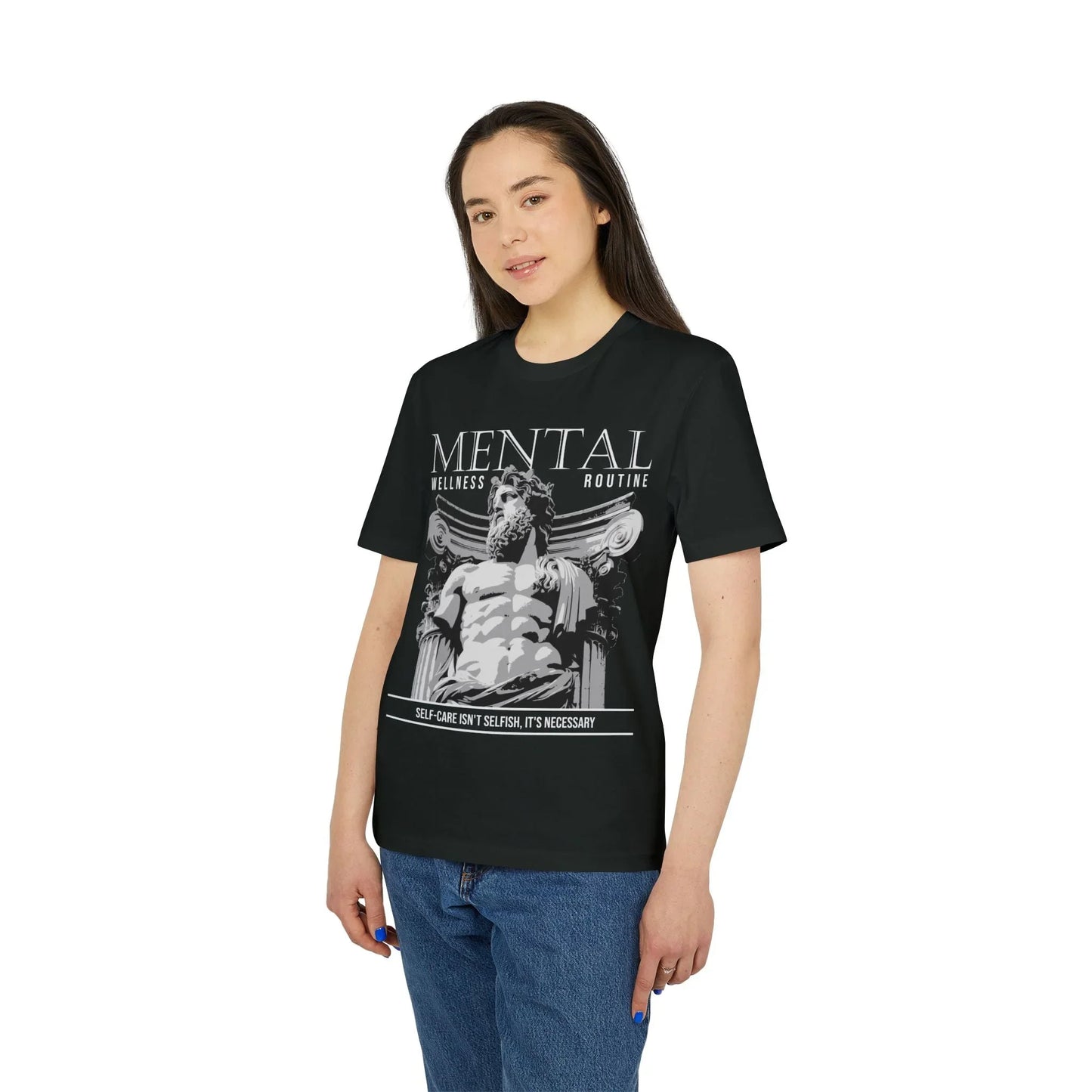 Mental Wellness Routine - Gods Way - Premium Bio Unisex T-Shirt - Front Print - STREET STYLE