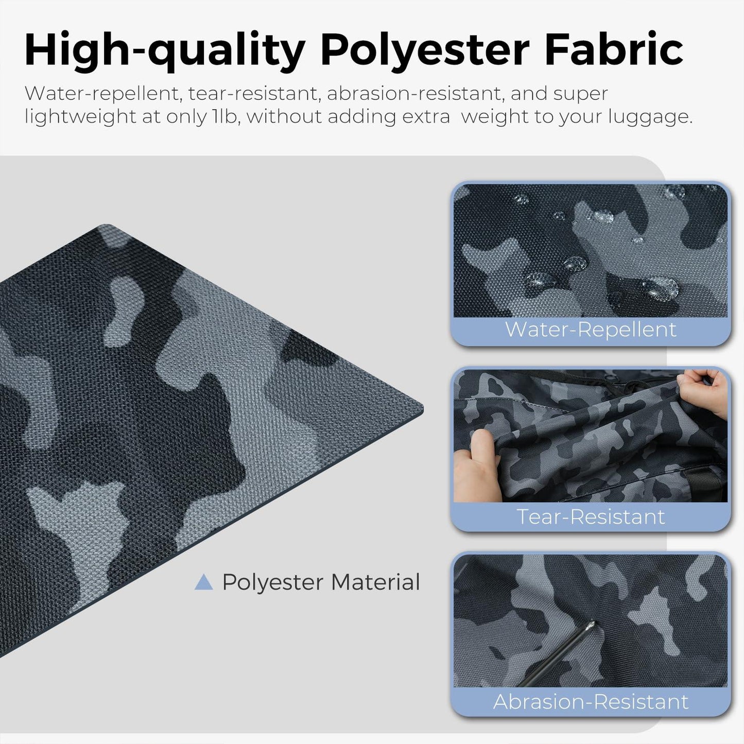 Fmeida 65L Unisex Adult Travel Duffel Bag, Large Gym Bag with Shoe Compartment and Shoulder Strap, Waterproof Duffel Bag Sports Bag, Black, Duffel bag with shoe compartment - STREET STYLE