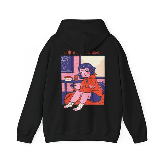 Life is fucking Game - Cozy at Home - Unisex Hoodie - STREET STYLE