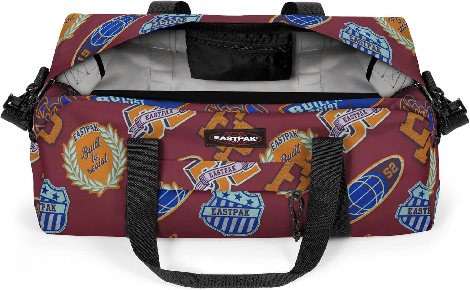 EASTPAK STATION + Duffel Bag, 30 x 62 x 29 cm, 58 L, Clash Burgundy, Red - STREET STYLE