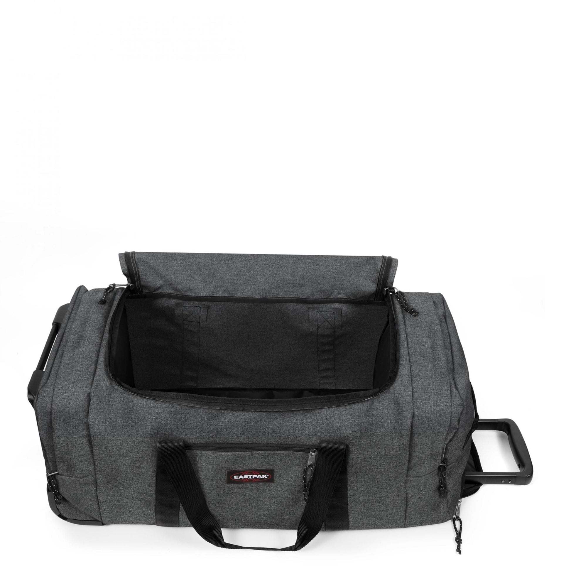 Eastpak Leatherface L + Duffel Bag, 86.5 x 36.5 x 38 cm, 104 L, Black, leatherface s+ - STREET STYLE