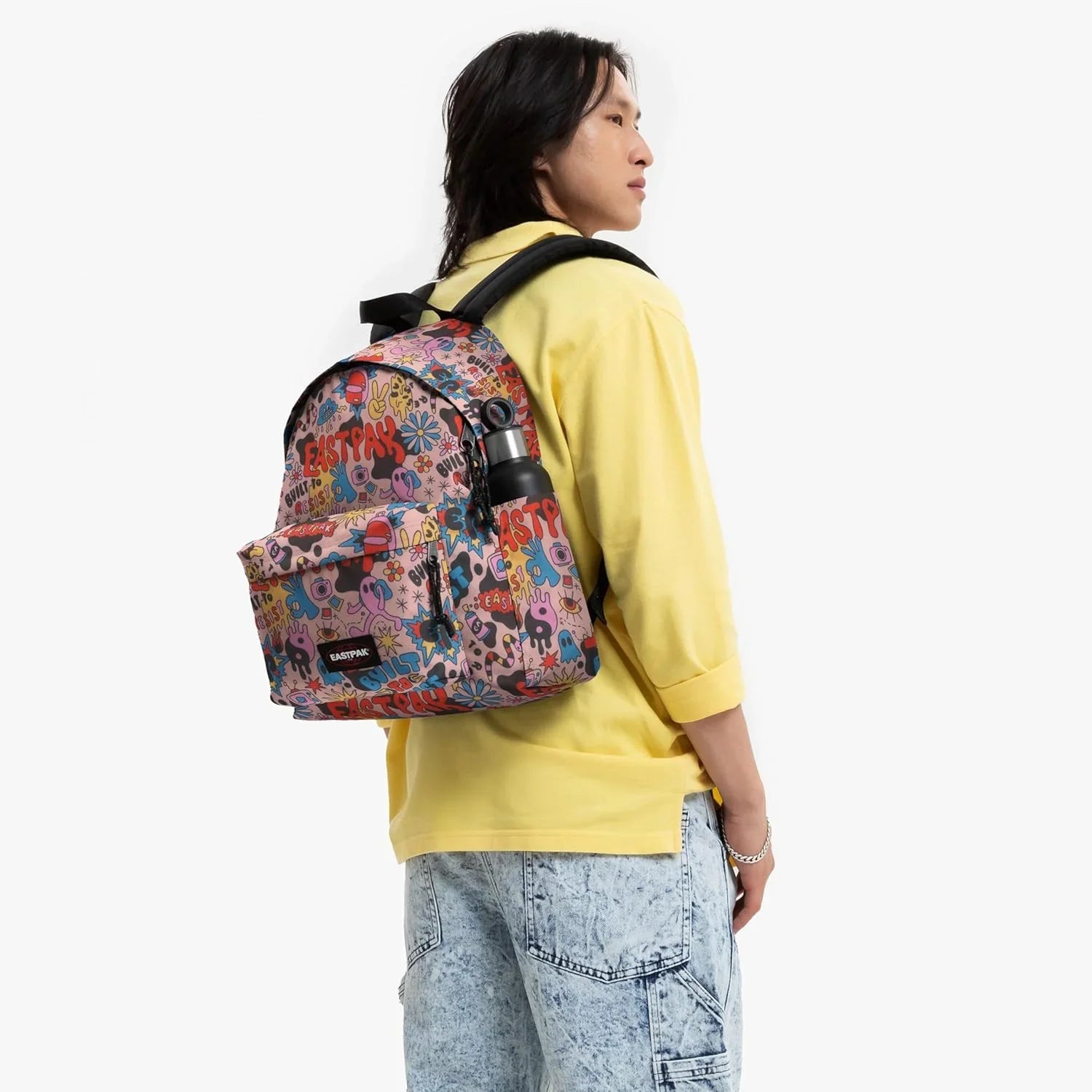 EASTPAK Day Pak'r Model Doodle Light Backpack with Additional Zip and Laptop Holder 13.3 - STREET STYLE