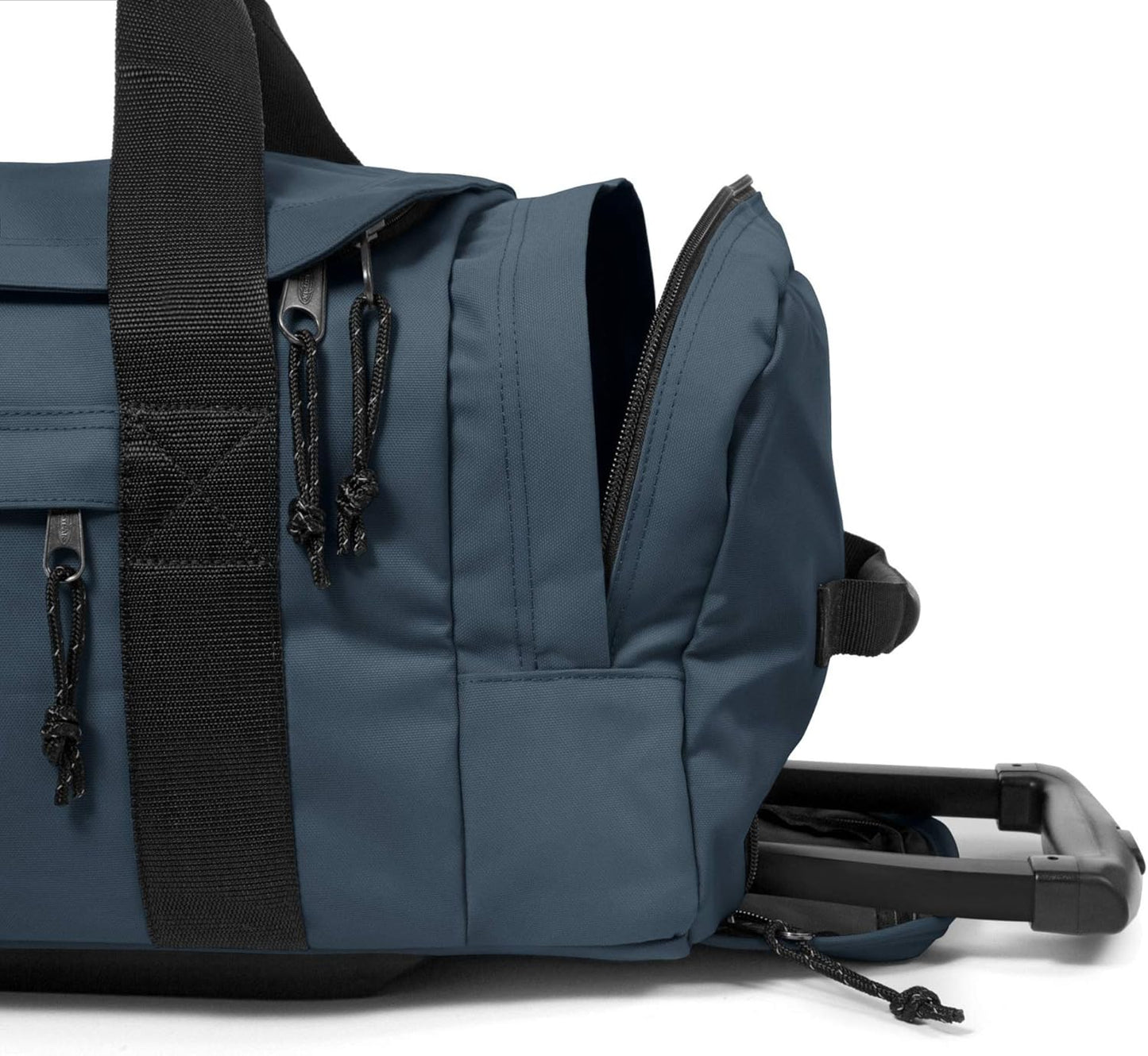 Eastpak Leatherface Unisex Luggage with Wheels, Ocean Blue - STREET STYLE