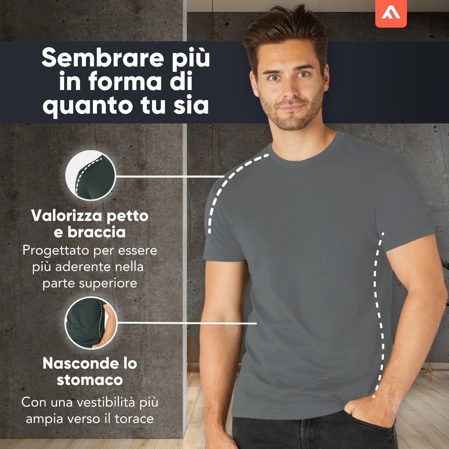 STREET STYLE T-shirt Uomo 100% Cotone Bio Pack 3/5 - STREET STYLE