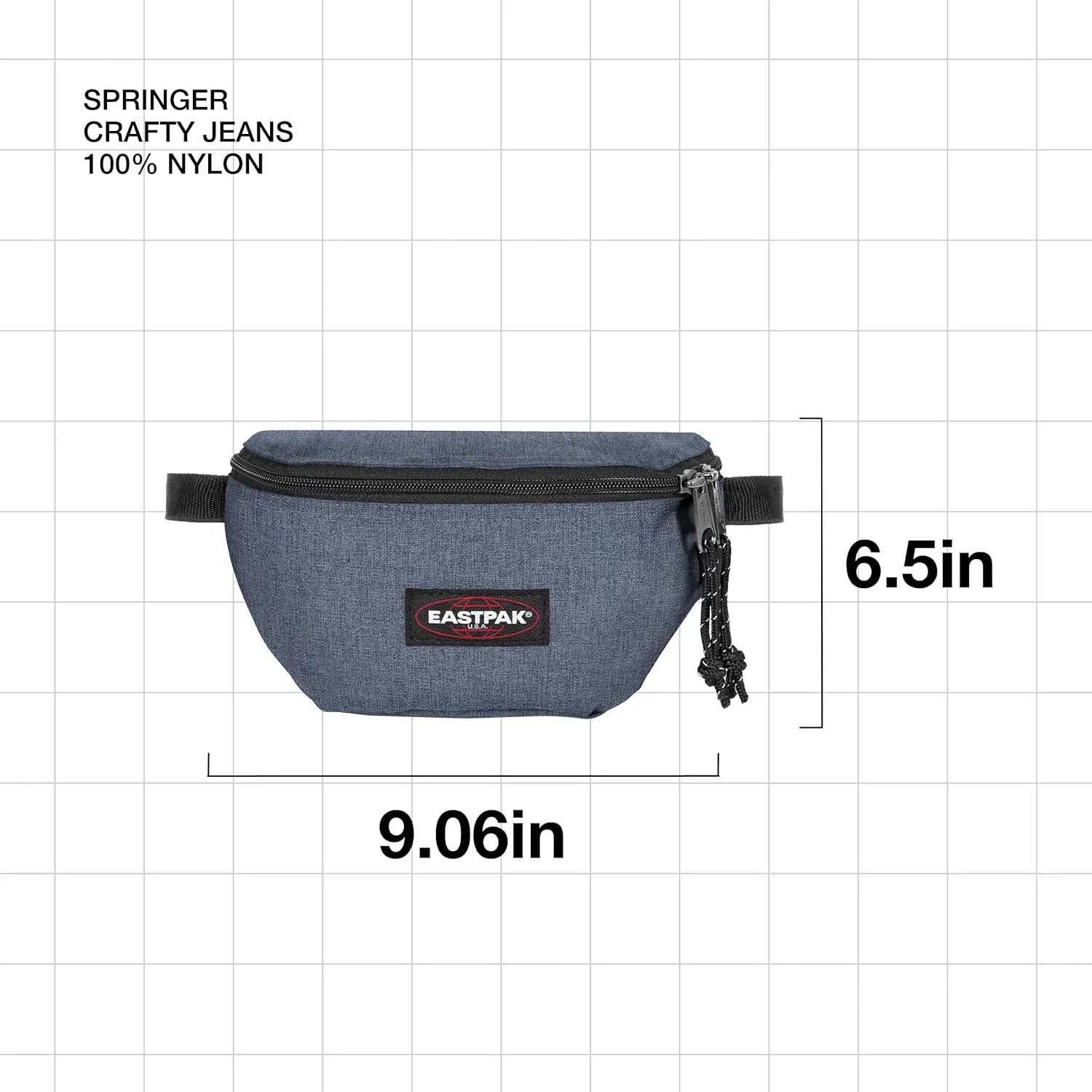 Eastpak Springer Money Bag, One Size, Blue, Blue (Blue), SPRINGER - STREET STYLE