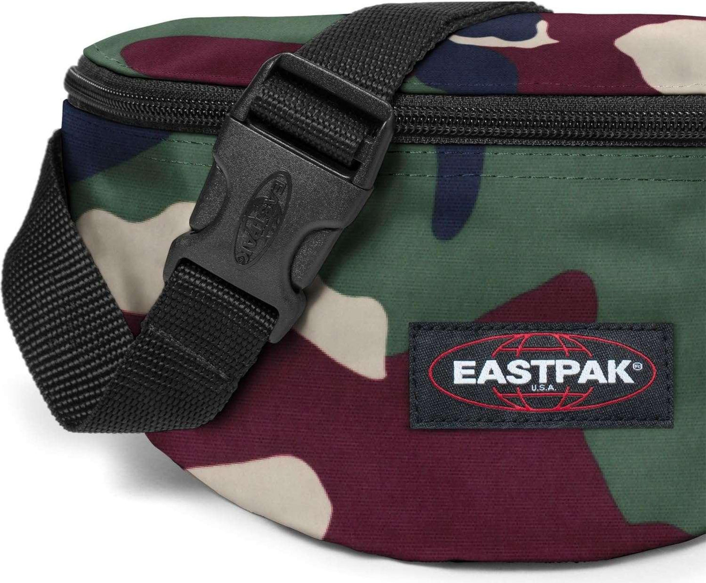 Waist Bag | Eastpak Springer | EK074-Camo Green, Dark Green Beige - STREET STYLE