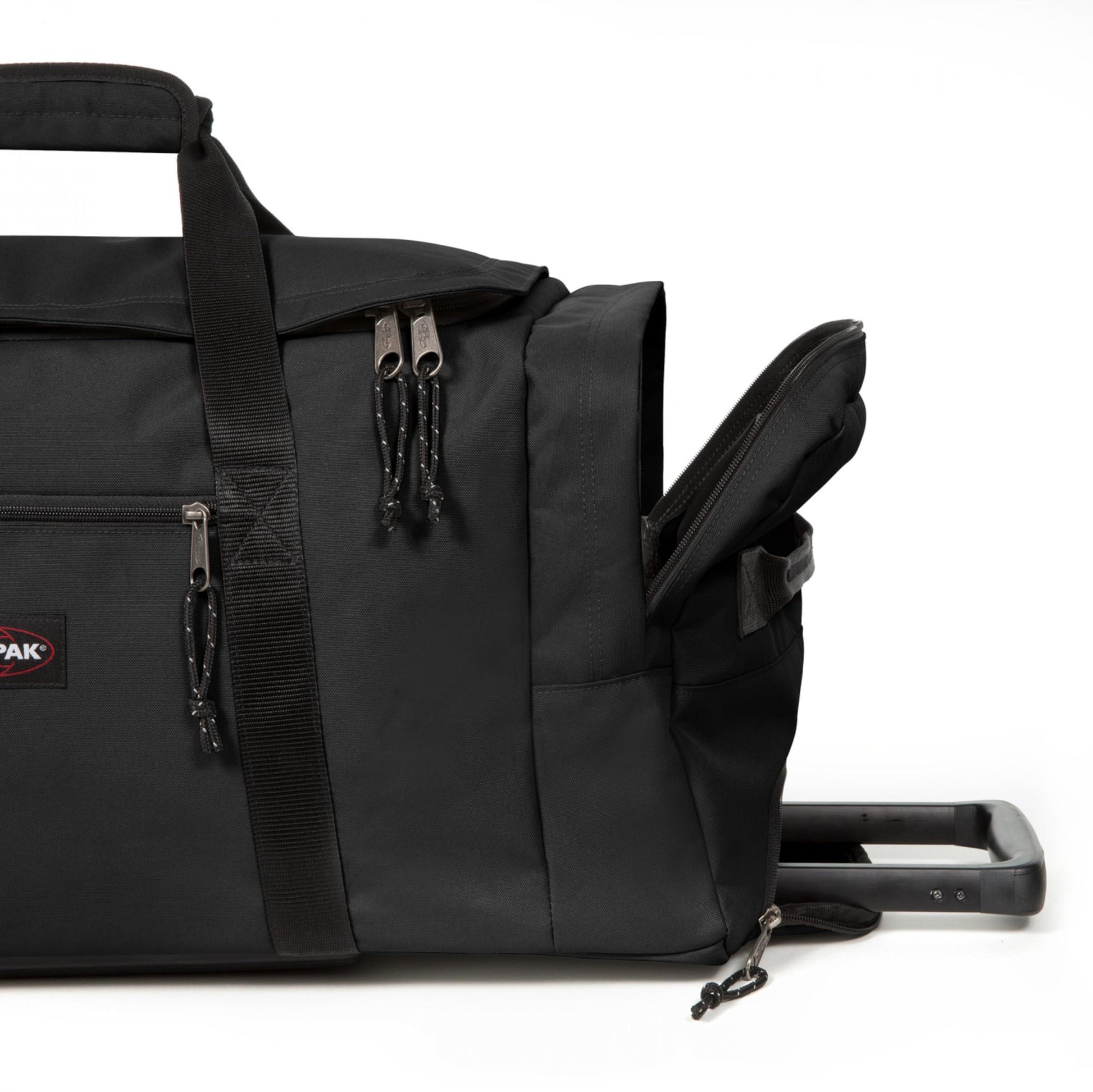 Eastpak Leatherface L + Duffel Bag, 86.5 x 36.5 x 38 cm, 104 L, Black, leatherface s+ - STREET STYLE