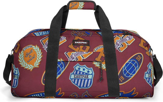 EASTPAK STATION + Duffel Bag, 30 x 62 x 29 cm, 58 L, Clash Burgundy, Red - STREET STYLE