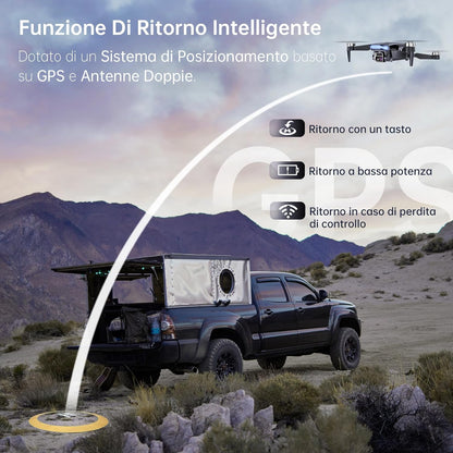 N11 PRO Drone GPS con fotocamera per adulti 4K UHD, 90 minuti di volo lungo, lunga distanza di controllo, ritorno auto, conseguenza automatica, motore brushless, 5G FPV RC Quadcopter per