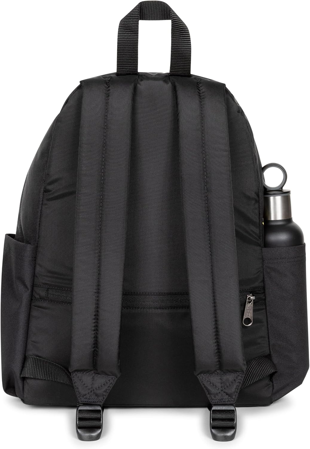 EASTPAK Day Pak Backpack 24 Litres Black and Yellow Limited Edition 2025 Side Pocket Bottle Holder and Back Pocket with Zipper - STREET STYLE