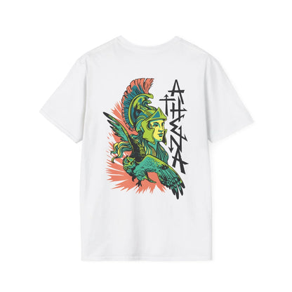 Athena - Greek Mythology - Unisex T-Shirt - Back Print - STREET STYLE