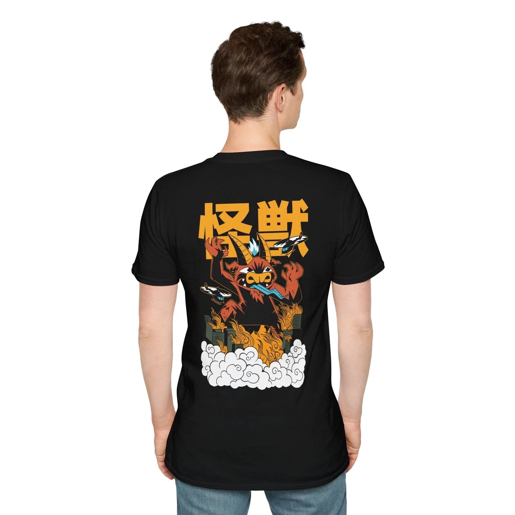 Baphozilla - Kaiju Monster - Unisex T-Shirt - Back Print - STREET STYLE