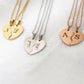 Personalized Stainless Steel Heart-shaped Necklace-personalized necklace - STREET STYLE
