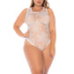 Delicate Sheer Lace Teddy Mapale Lily Grace - STREET STYLE