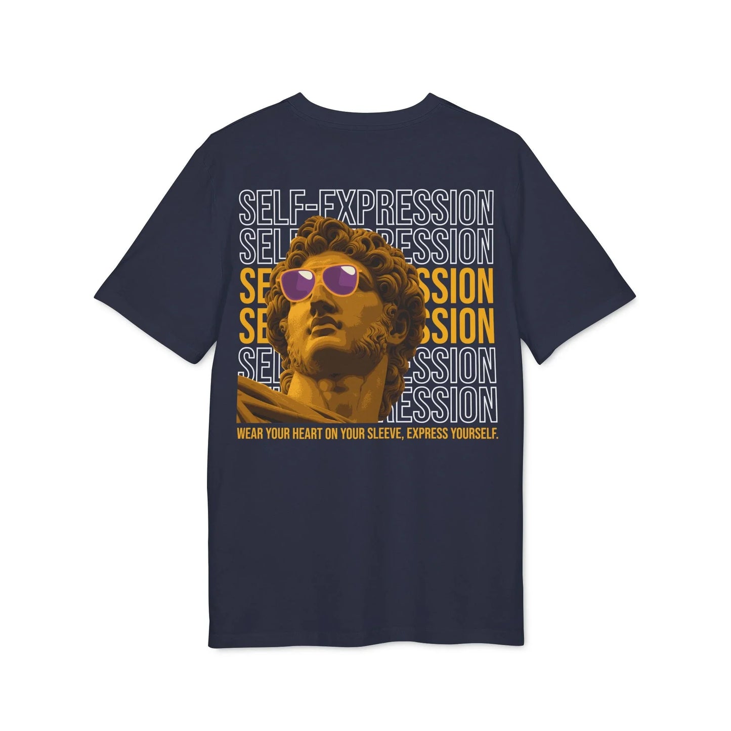 Self-Expression - Gods Way - Premium Bio Unisex T-Shirt - Back Print - STREET STYLE