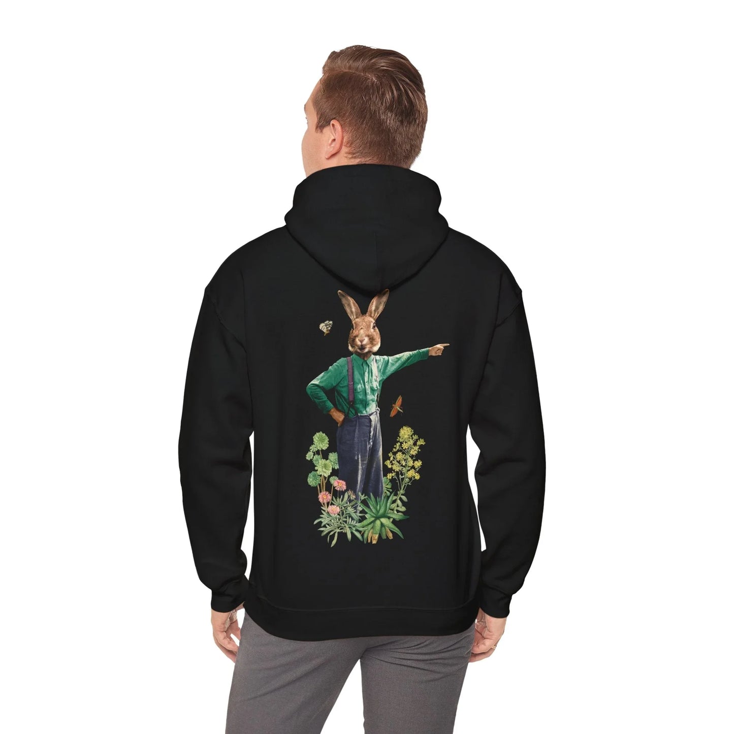 Rabbit - Animal Human - Unisex Hoodie - STREET STYLE