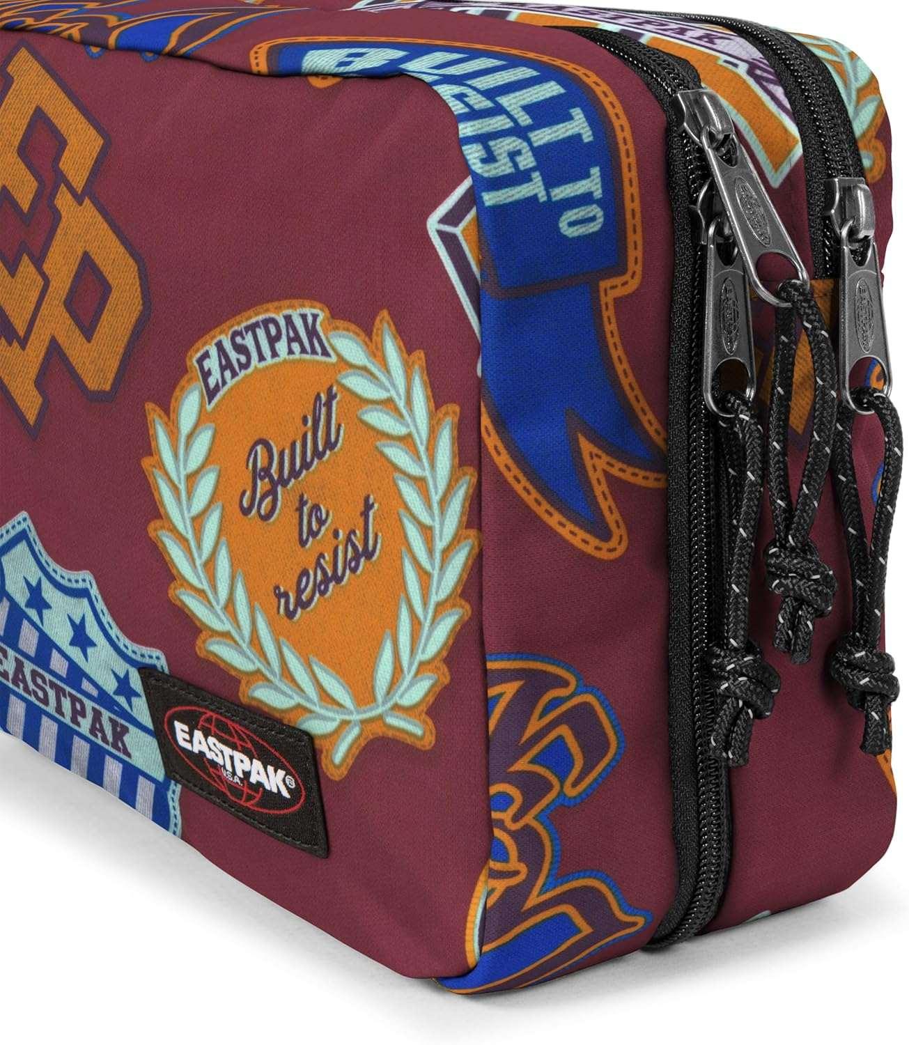 EASTPAK MAVIS Toiletry Bag, 6 L, Clash Burgundy, Red - STREET STYLE