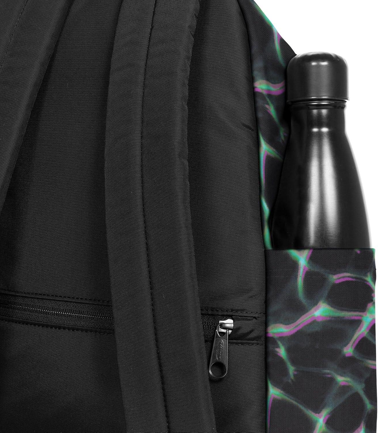 EASTPAK LIQUIT BLACK DAY PAK'R Backpack 24 Litres Black Colour Side Pocket Bottle Holder and Back Pocket with Zip - STREET STYLE